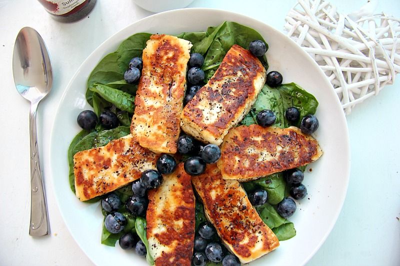 Foodista Recipes, Cooking Tips, and Food News Halloumi, Blueberry